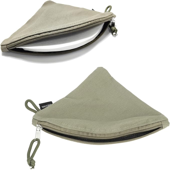 Coffee Filter Holder, Canvas Reusable Conical Filter Paper Storage Bag - Image 5