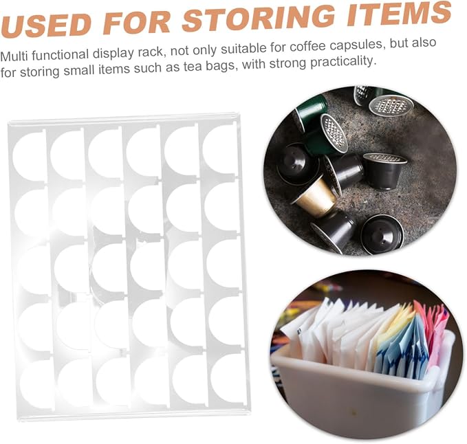 Coffee Storage Counter Capsule Holder Coffee Bar Organizer Capsule Rack - Image 5