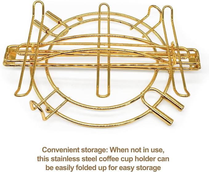 Coffee Cup Holder, Metal Organizer - Image 6
