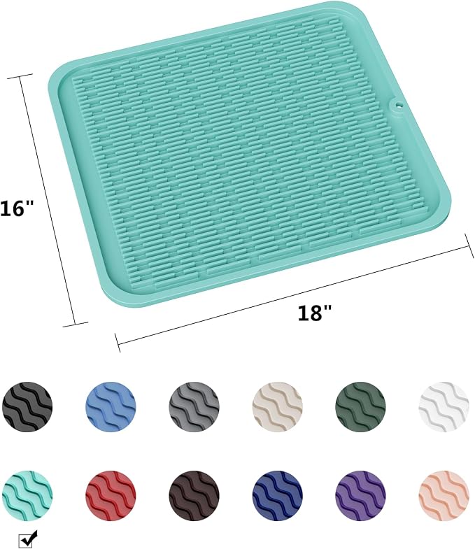 ZLR Heavy-Duty Silicone Dish Drying Mat - Image 6