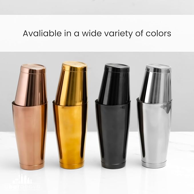 A Bar Above Professional Boston Shakers Set 18 oz Weighted Stainless Steel - Image 9