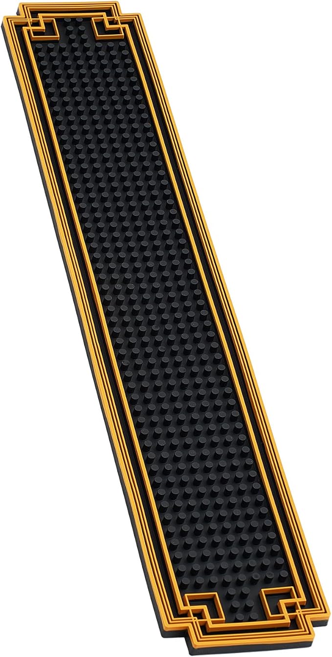 Drydiet 1 Pcs Bar Mat 24 x 4 Inch Non Slip Rubber Mat by Drydiet