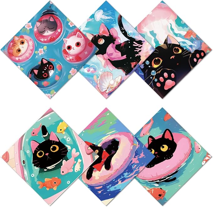 CREATCABIN 6Pcs Eyeglass Cleaning Cloth Microfiber Cleaning Cloths by CREATCABIN