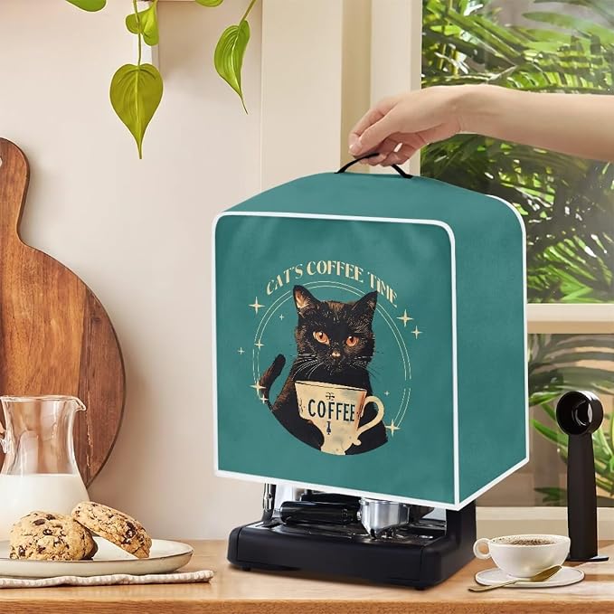 Coffee Maker Cover Lightweight Coffee Pot Cover Dust Protection Stain Resistant - Image 5