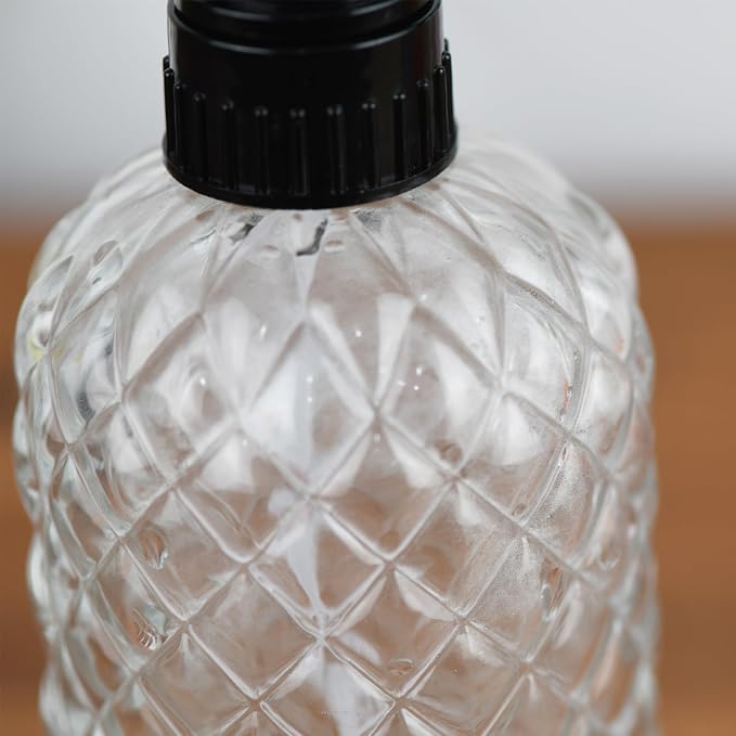 Glass Handheld Spray Bottle - 12oz Refillable Bottle ，Adjustable Nozzle - Image 5