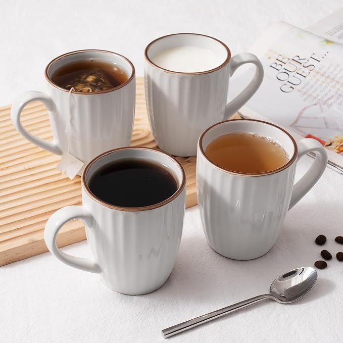 famiware Coffee Mugs Sets for 4, 12 oz Mug Set, Coffee Cups - Image 2