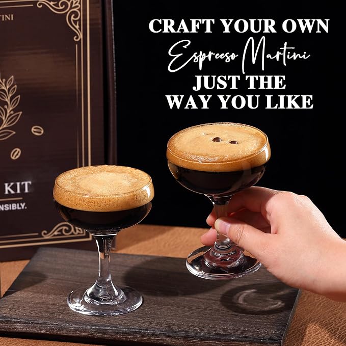 Espresso Martini Kit Gift Set for Women & Men, Complete Cocktail Making Kit - Image 6