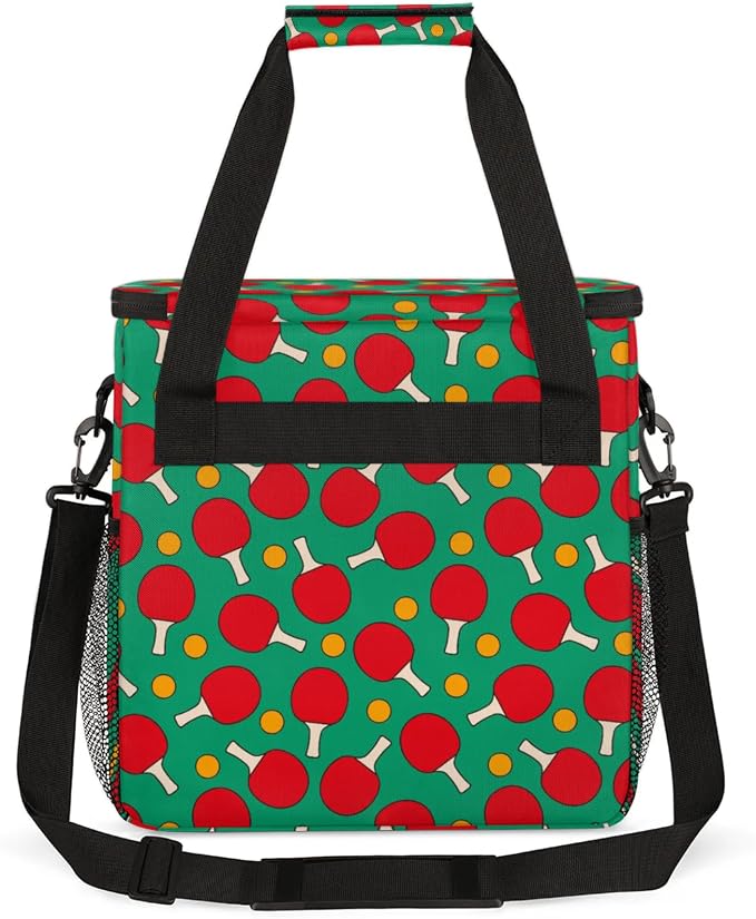 Table Tennis Pattern Coffee Maker Travel Bag, Table Tennis Pattern Large - Image 5