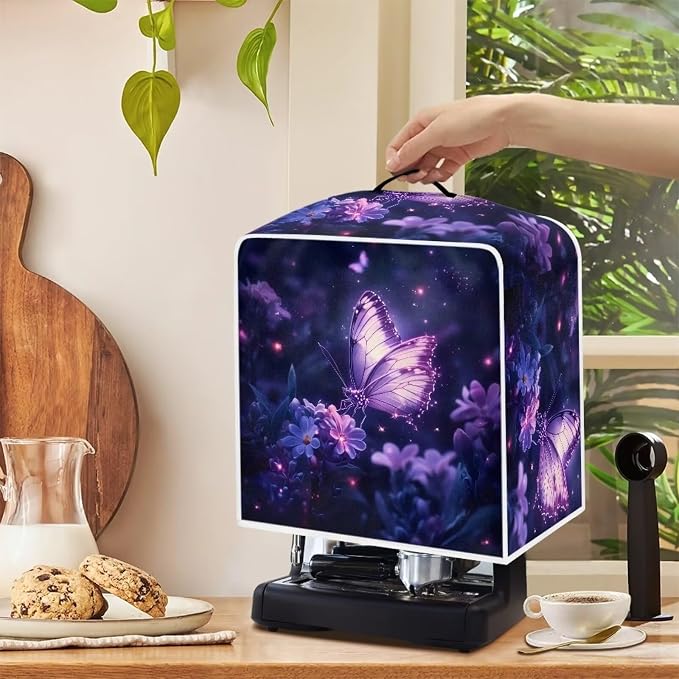 Butterfly Flower Coffee Machine Covers - Image 4