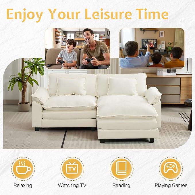 Modular Sectional Sofa, Cloud Couch - Image 5