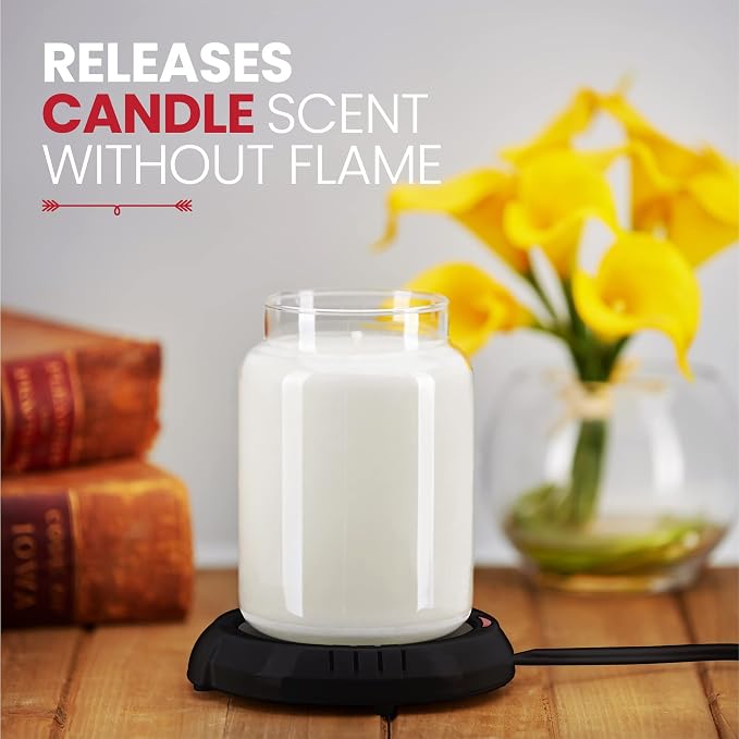 Candle Warmer Plate Safely Releases Scents Without a Flame- Used as Candle Jar - Image 7