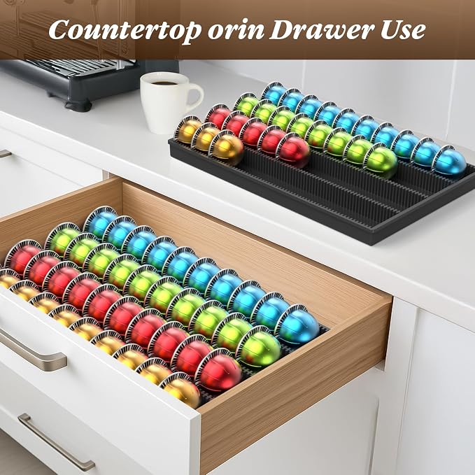Coffee Pod Storage Holder Drawer Insert - Image 3