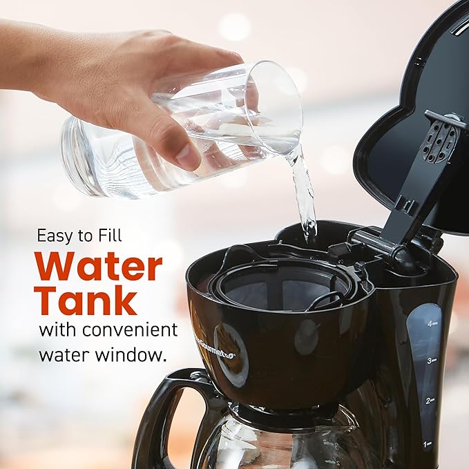 Elite Gourmet EHC4128 Automatic 4-Cup Brew & Drip Coffee Maker - Image 3
