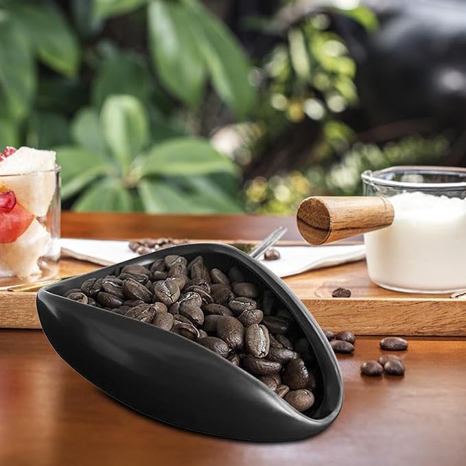 Coffee Bean Cup Measuring Bowl Ceramics Multifunctional Accessory Cupping Tray - Image 7