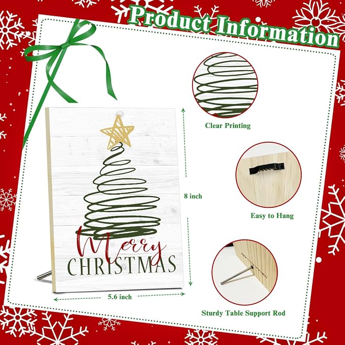 Christmas Tree Merry Christmas Signs - Image 2