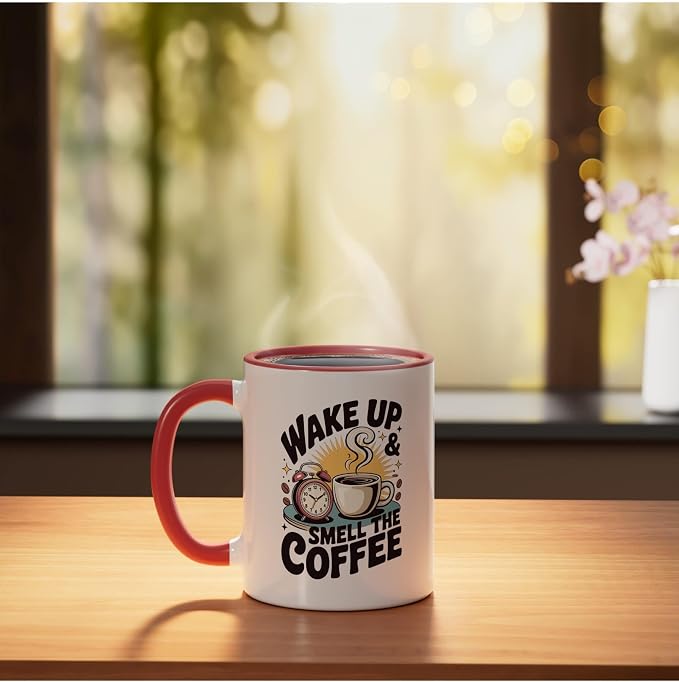 Smell that coffee Ceramic Mug - Image 3