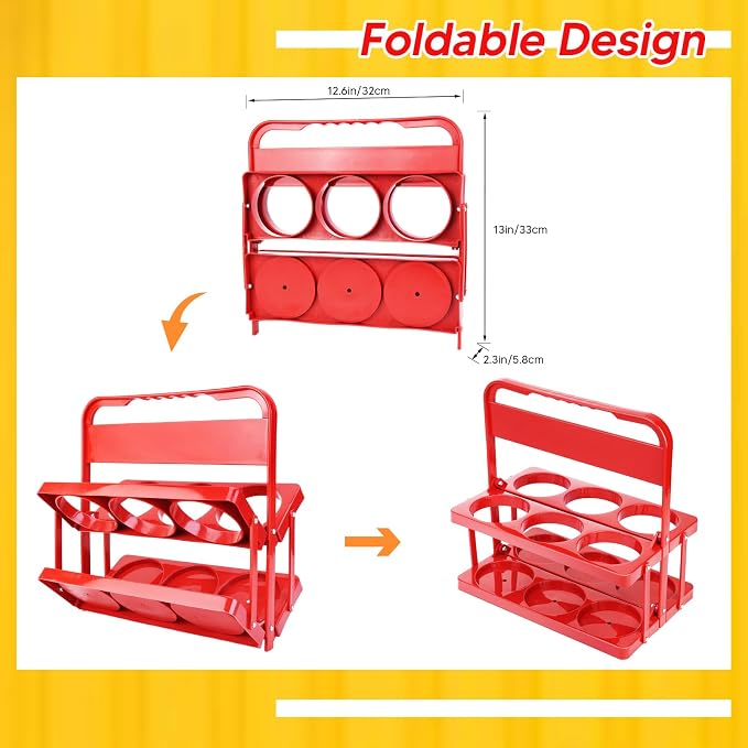 Reusable 6 Cup Drink Carrier - Image 4