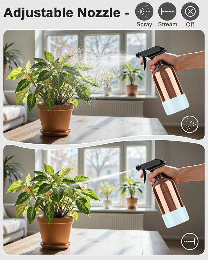 Bontip Amber Glass Spray Bottle - Image 3