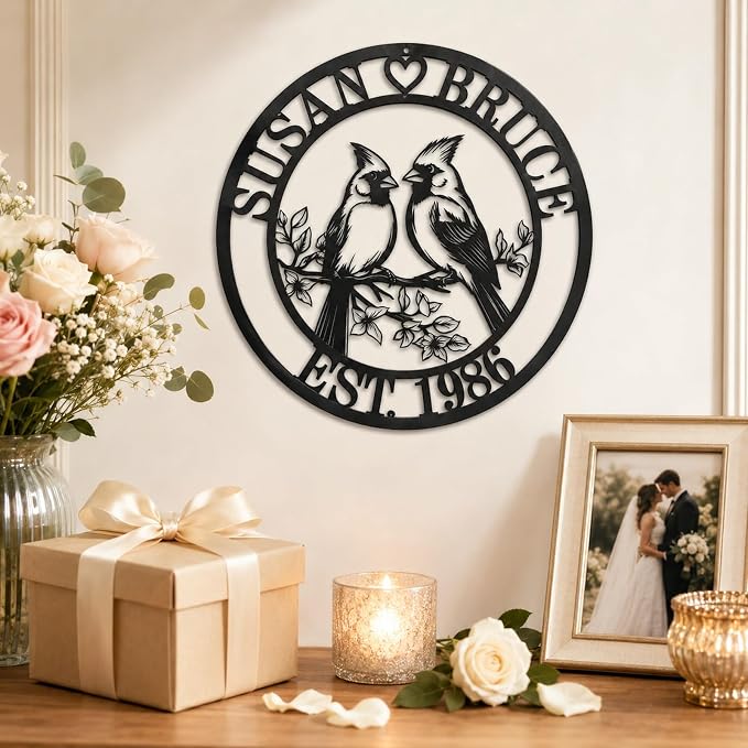 Custom 50th/40th/60th/70th/30th/1-99 Years Wedding Anniversary Sign Gifts - Image 7