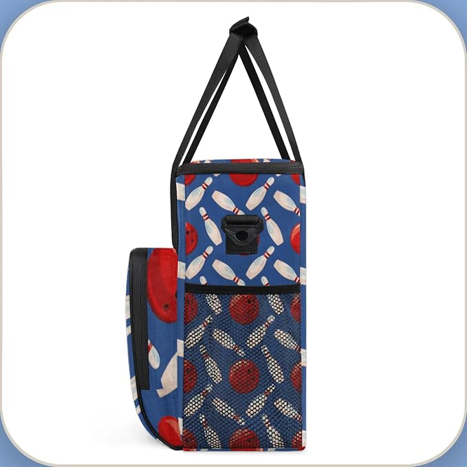 Bowling Ball Coffee Maker Travel Bag, Bowling Ball Large Carrying Storage Case - Image 4