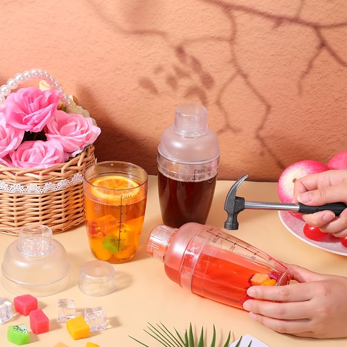 12 Pcs Plastic Cocktail Shaker - Image 3