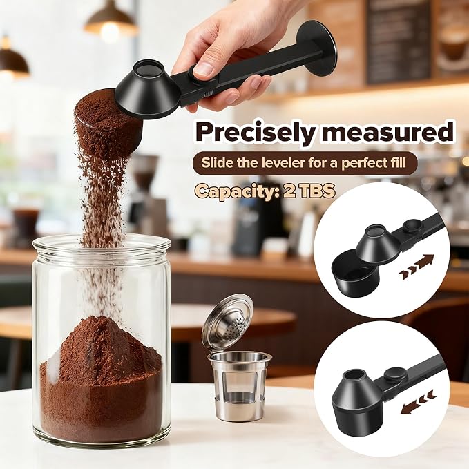Coffee Scoop 2Tbsp & 51mm Espresso Tamper - Image 3