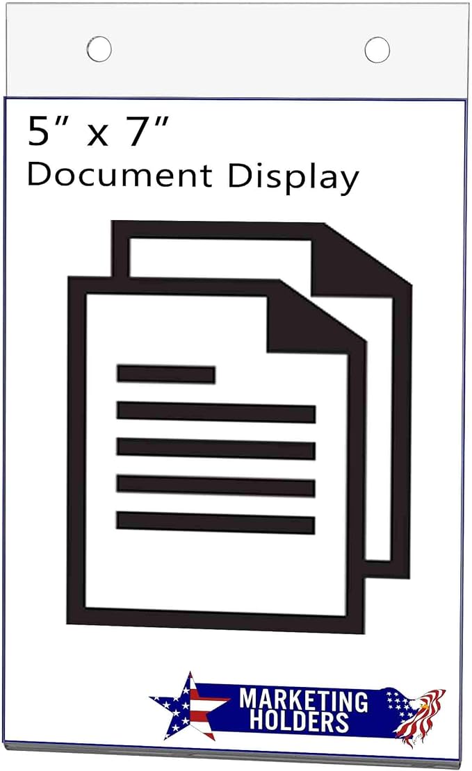 10 Pack Sign Holder for 5" x 7" for Advertisements Hours of Operation - Image 4