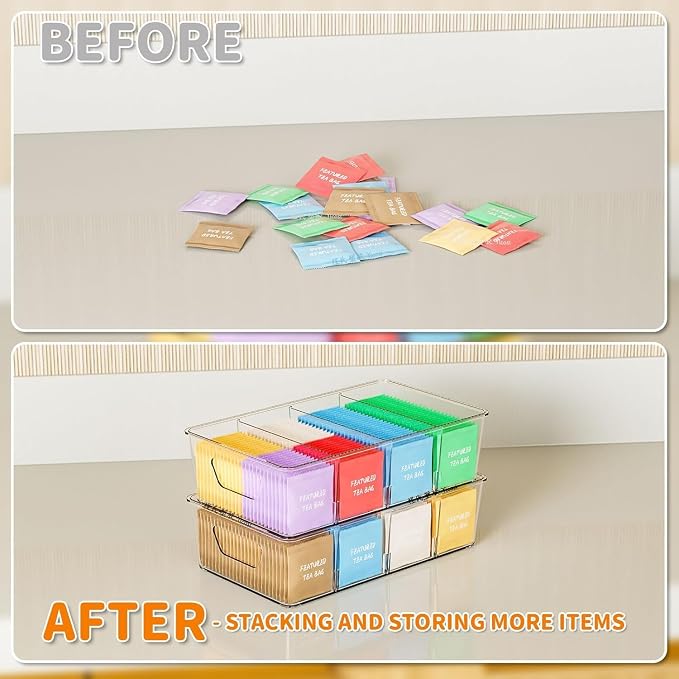 Stackable 2 Pack Snack Organizer - Image 4