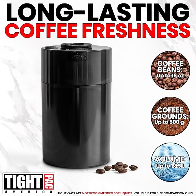 COFFEEVAC Pump It Out Airtight Coffee Container - Image 8