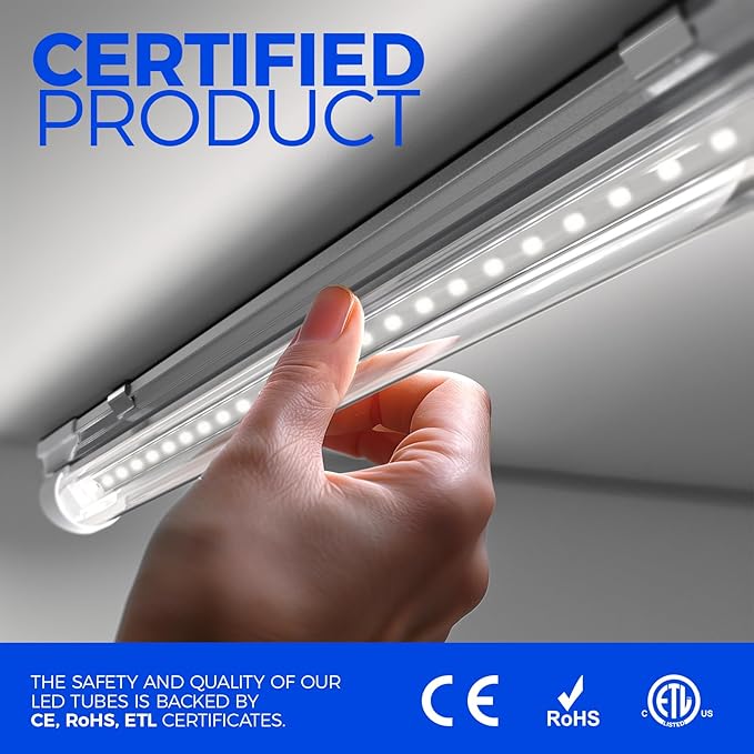 Barrina 5000K 2FT LED Shop Light, T8 Shop Lights - Image 5