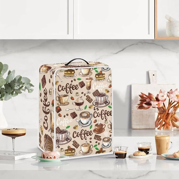 Coffee Maker Cover Dust Protection Lightweight Kitchen Appliance Covers - Image 3