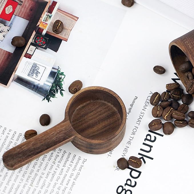 2PCS Wooden Coffee Scoops for Ground Coffee | Multi-Function Measuring Spoons - Image 8