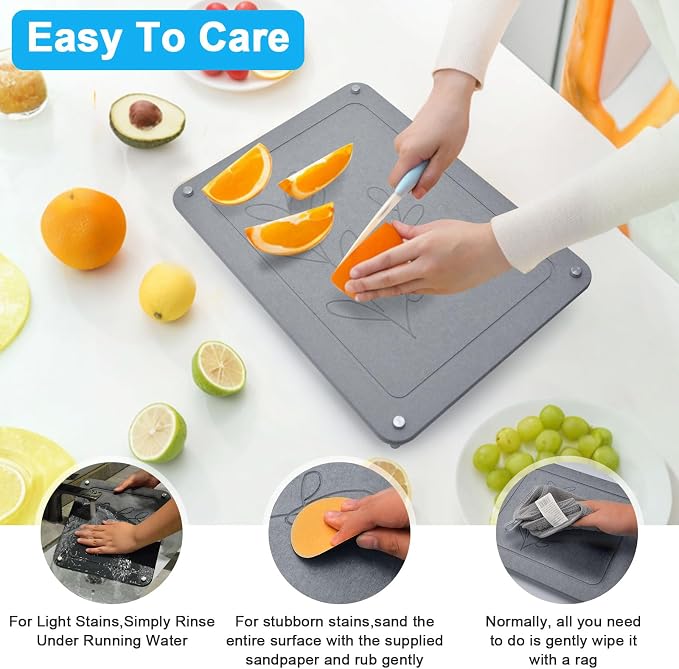 3Pcs Nesting Stone Drying Mat for Kitchen Counter, Quick Drying Dish Drying Mat - Image 4