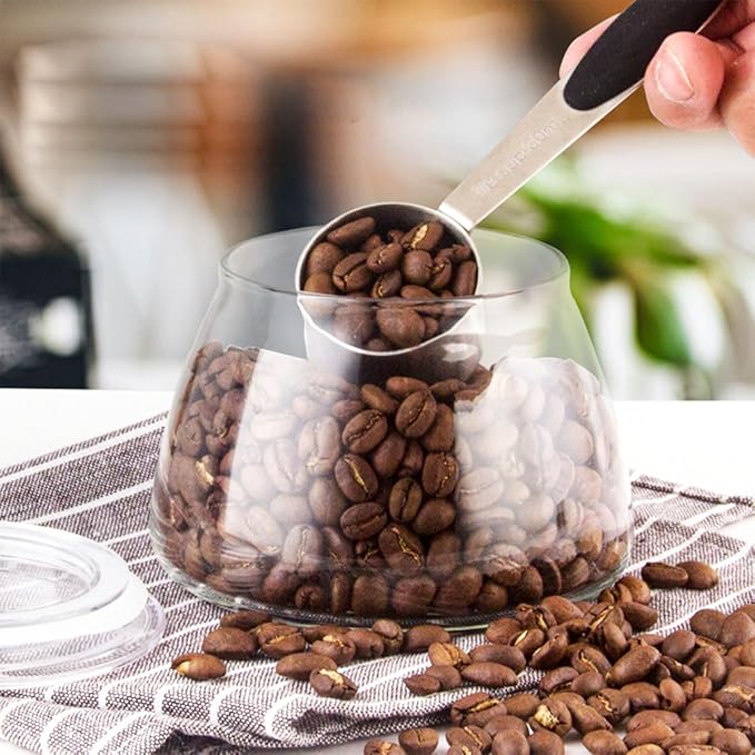 2 PCS 1/8 Cup Stainless Steel Measuring Scoops Coffee Measuring Scoop 30ML - Image 4