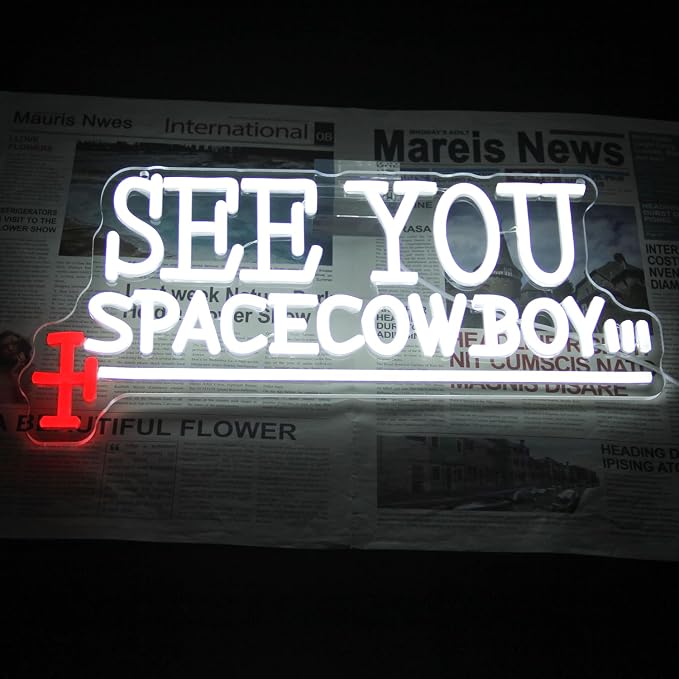 See You Space Cowboy Neon Sign Anime Neon Lights - Image 7