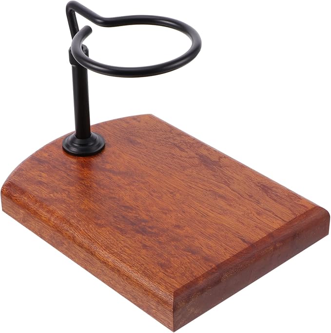 1pc Coffee Dripper Stand Stable Real Wood Base by Hoement