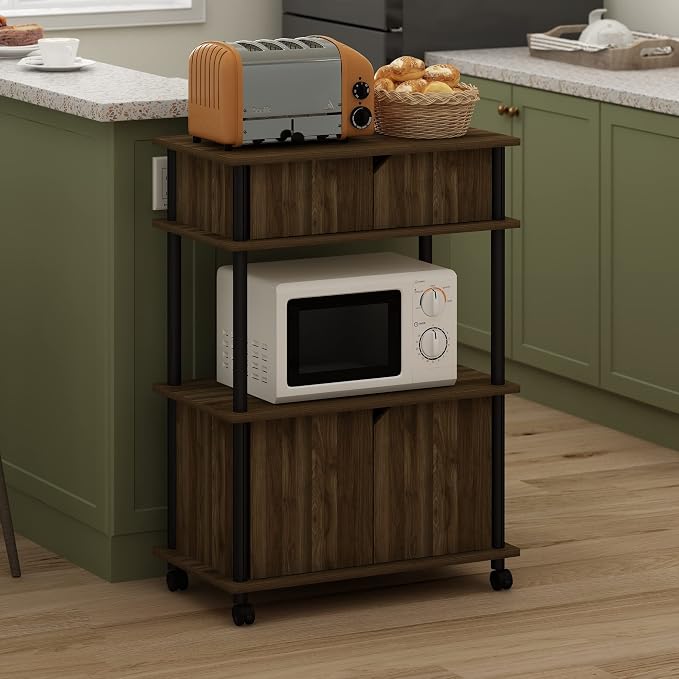 Furinno Turn-N-Tube Kitchen Storage Cart - Image 2