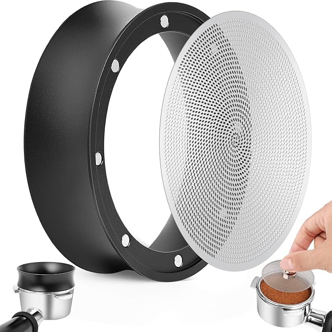 54mm Magnetic Dosing Funnel and Puck Screen Set by Vyranexa