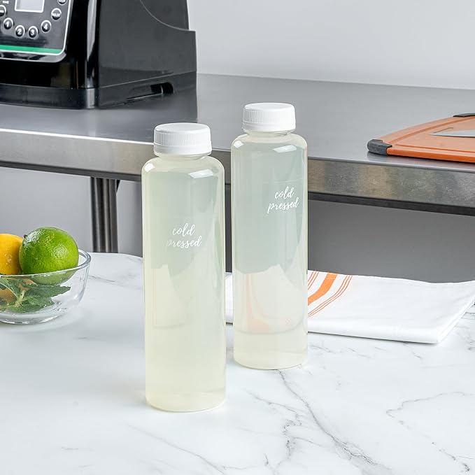 Restaurantware Label Tek 1.9 x 1 Inch Cold Pressed Juice Bottle Labels 100 - Image 3
