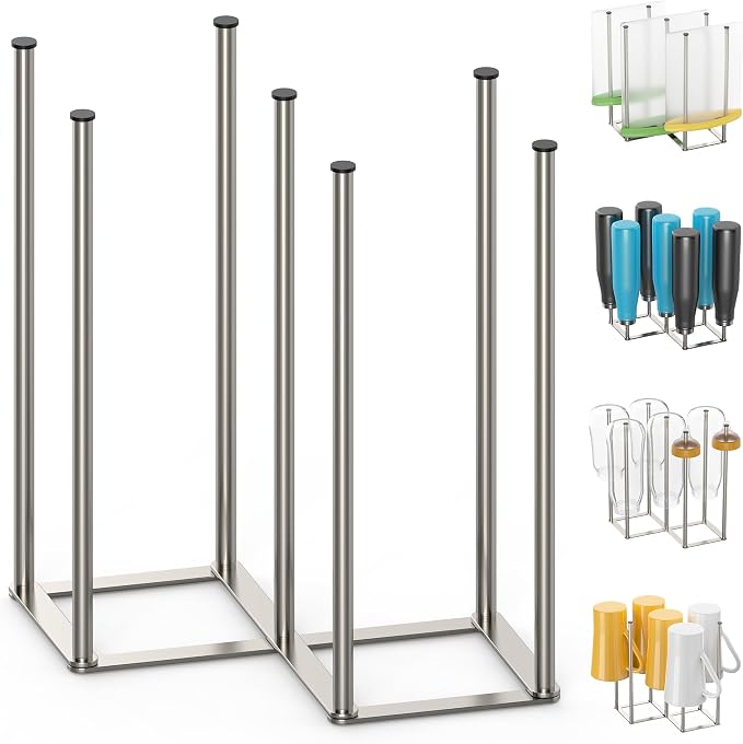 KORRTFID Foldable Bottle Drying Rack, Baby Bottle Drying Rack, Collapsible Cup by KORRTFID