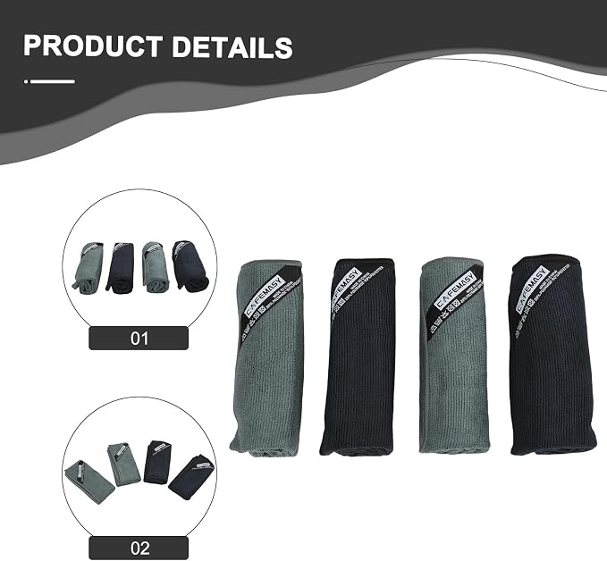Microfiber Espresso Cleaning Cloth Set, Water Absorbing Towels - Image 5