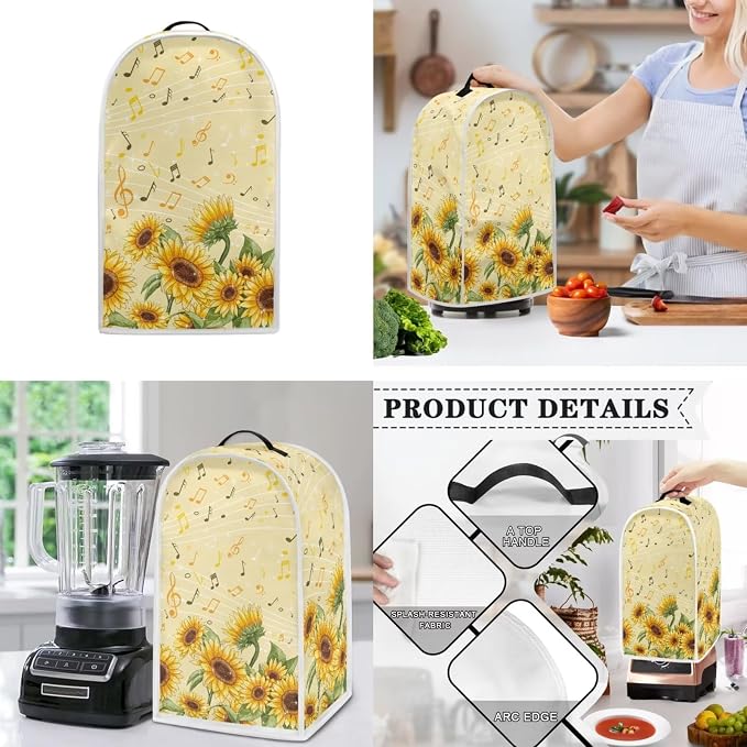 doginthehole Sunflower Blender Cover - Image 3