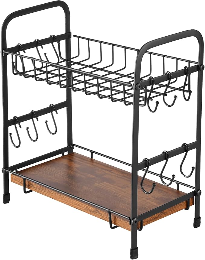 VEVOR 2 Tier Coffee Bar Organizer - Image 11