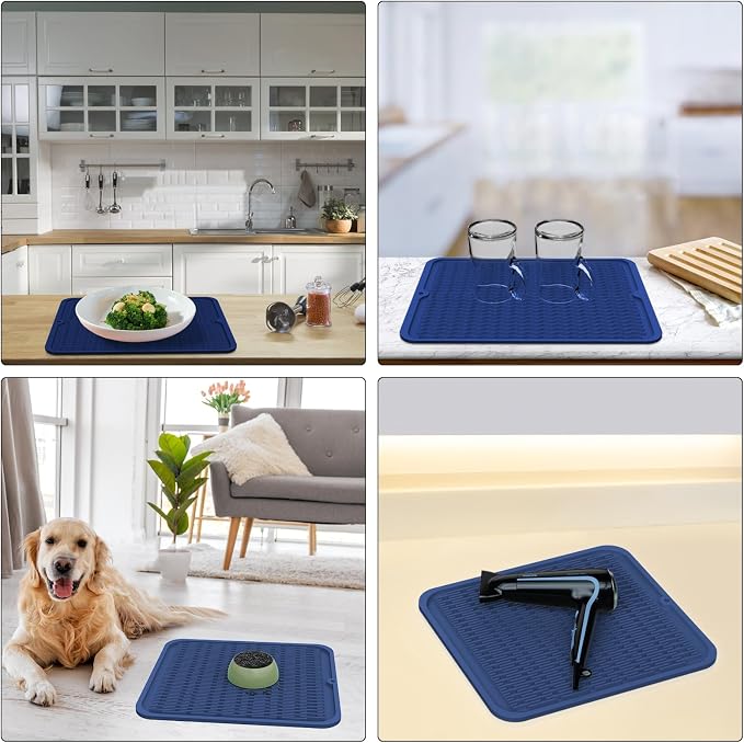 ZLR Silicone Dish Drying Mat for Kitchen Counter - Image 9