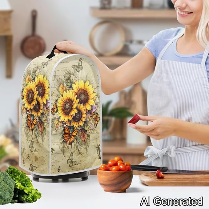 Sunflower Butterfly Blender Dust Cover - Image 2