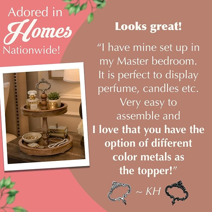 2 Tiered Tray Stand - Image 2