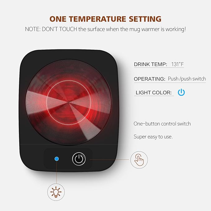 Coffee Mug Warmer, Smart Candle Warmer, Electric Cup Warmer - Image 3