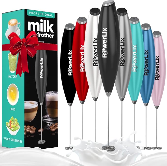PowerLix Powerful Handheld Milk Frother by POWERLIX