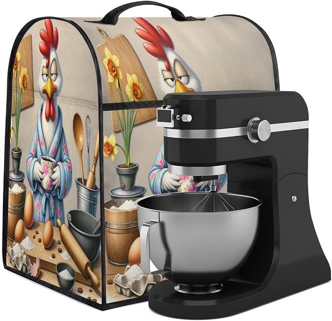 Rooster Kitchen Aid Mixer Cover Compatible Stand Mixer Dust Cover | Funny - Image 2