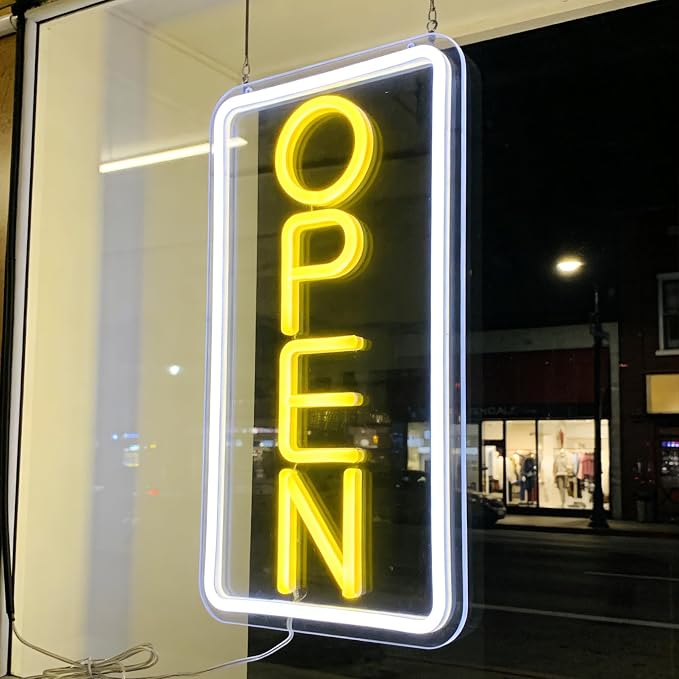 Open Signs for Business, Neon Open Sign Led, 16.5"x 9", - Image 3